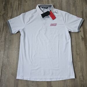 NWT Unrl Barstool Sports Pink Whitney Short Sleeve Golf Polo Shirt Medium